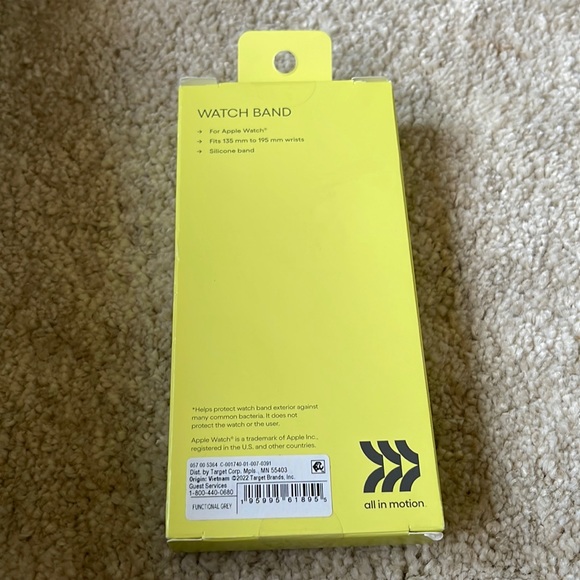 New All In Motion Apple Watch Band - Picture 3 of 3